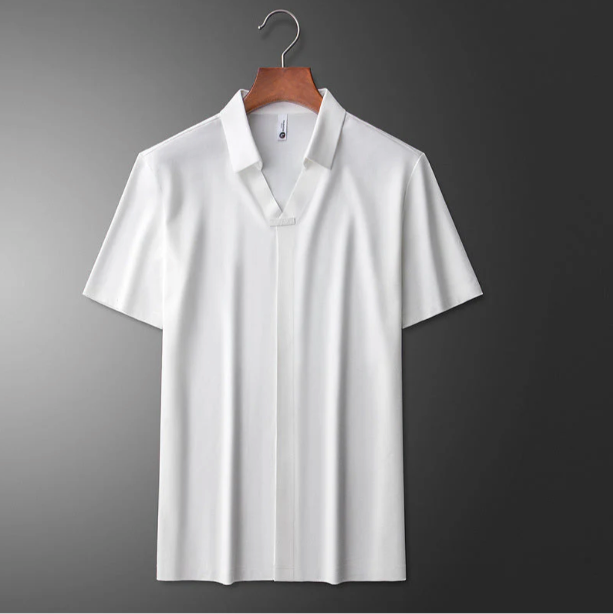 Cornelio - Poloshirt aus Baumwolle und Seide