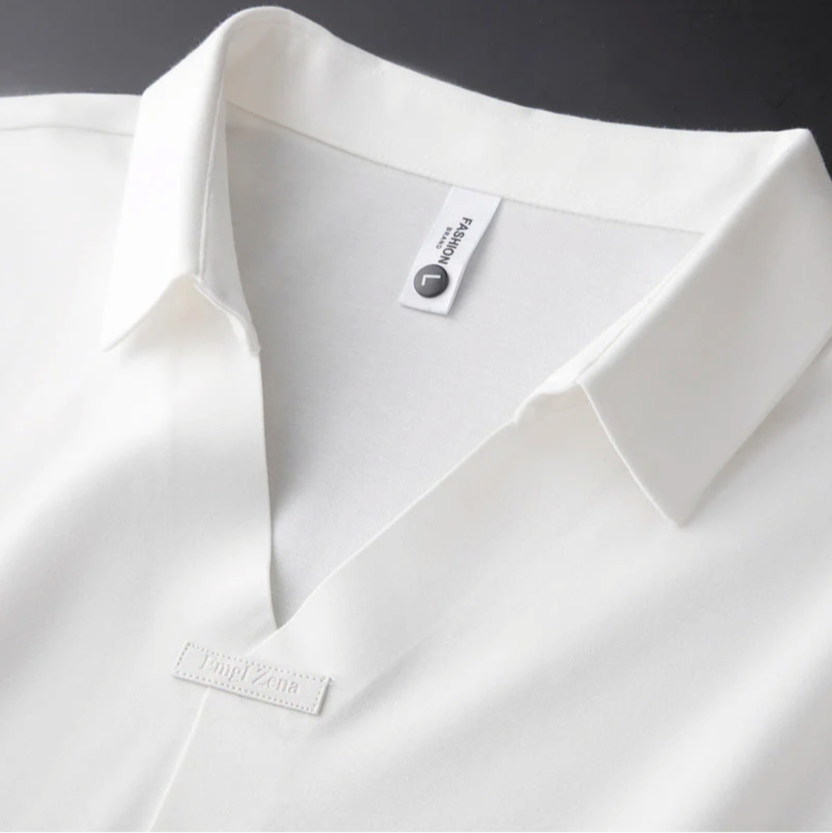 Cornelio - Poloshirt aus Baumwolle und Seide