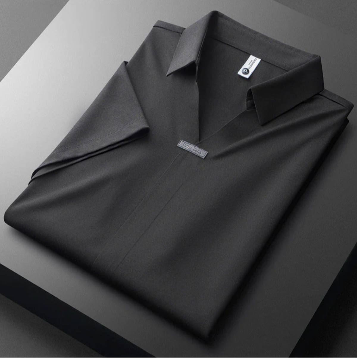 Cornelio - Poloshirt aus Baumwolle und Seide