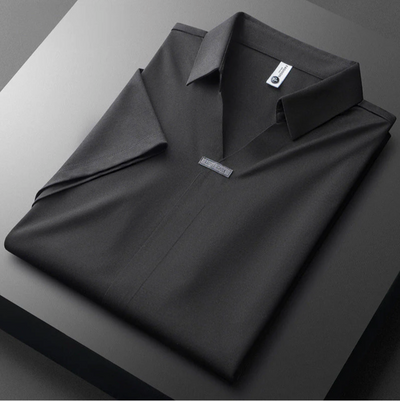 Cornelio - Poloshirt aus Baumwolle und Seide