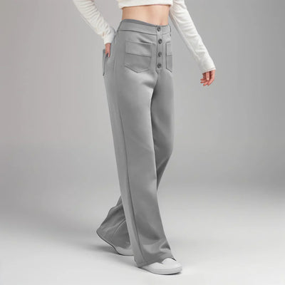 Elisha - Elastische broek met hoge taille - 1+1 kostenlos