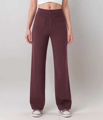 Elisha - Elastische broek met hoge taille - 1+1 kostenlos