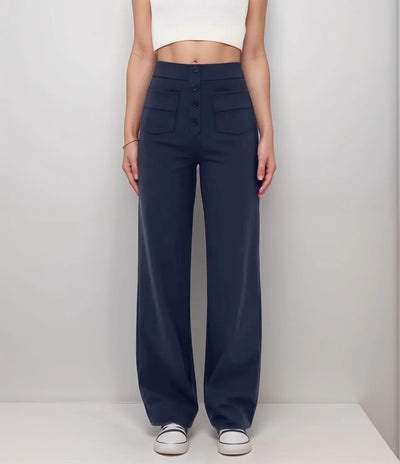 Elisha - Elastische broek met hoge taille - 1+1 kostenlos