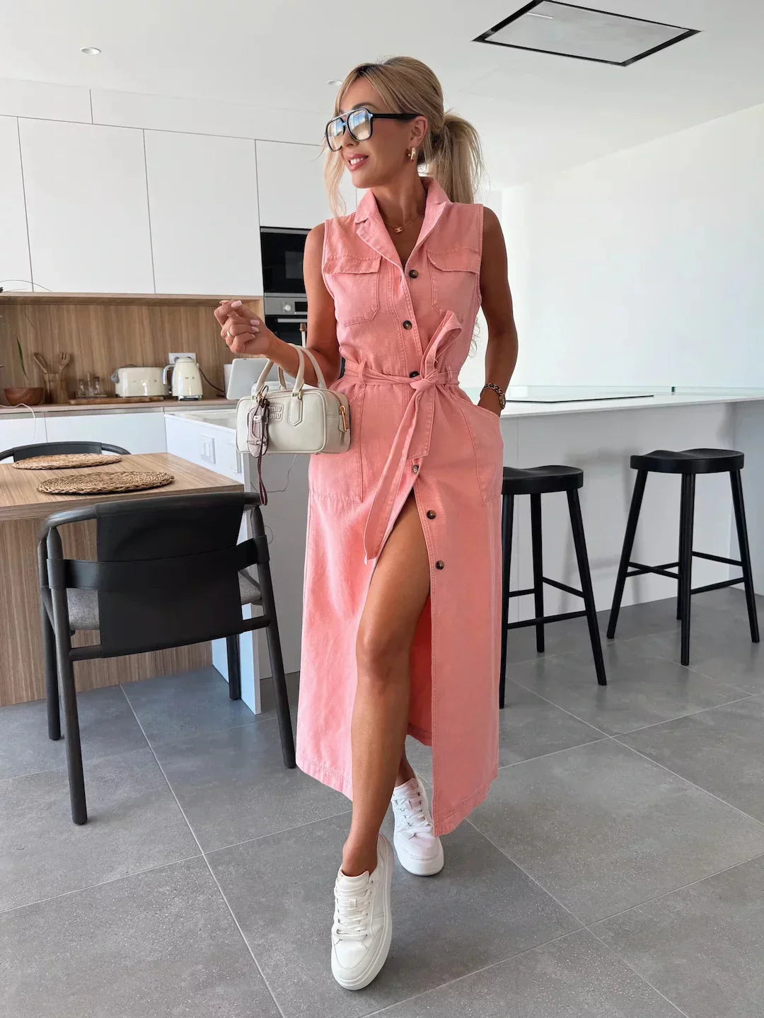 Giselle™ - Maxi-Jeanskleid