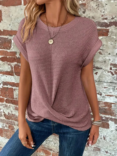 Jamie™ – Elegante Rundhalsbluse